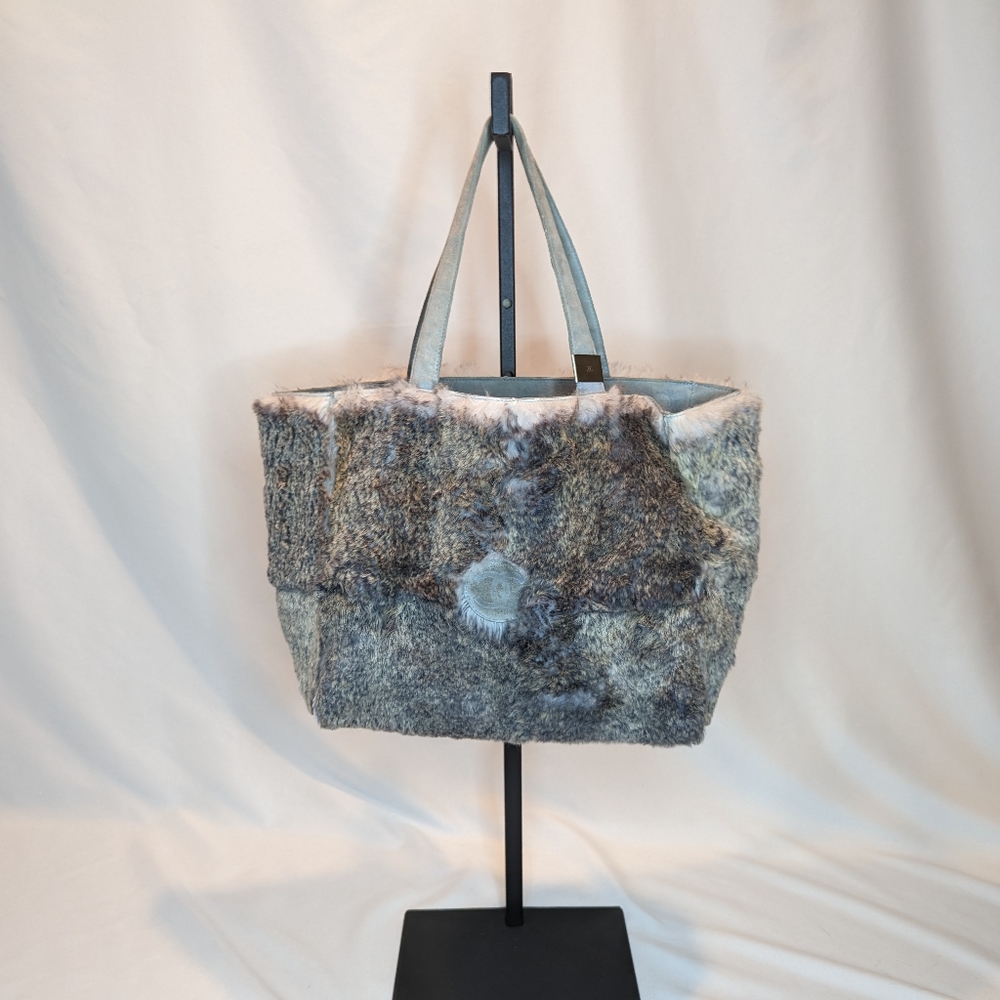 Authentic CHANEL Lapin Rabbit Fur Tote